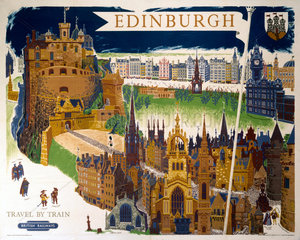 ‘Edinburgh’  BR (ScR) poster  1948-1965.