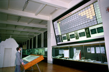 Animated periodic table  Science Museum  London  c 1964-1977.