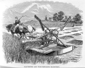 Bernhard Samuelson's harvesting and food-preparing machinery  c 1862.