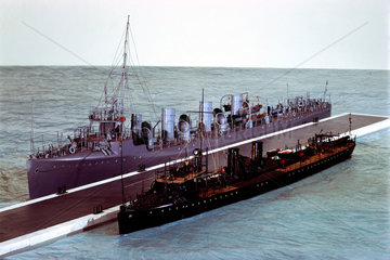 HMS 'Tartar' and HM Torpedo Boat ‘No 17’  1907.