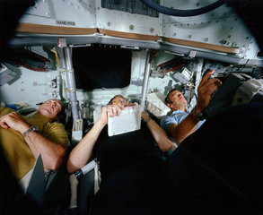 Apollo 14 Command Module simulator  July 1970.