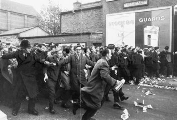 Spurs ticket riot  28 October 1962.