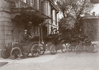 C S Rolls' ‘stud of cars'  1898.