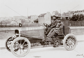 C S Rolls' Panhard Racer  Paris-Madrid Race  1903