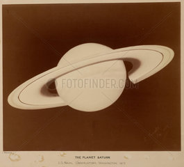 The planet Saturn  September 1875.