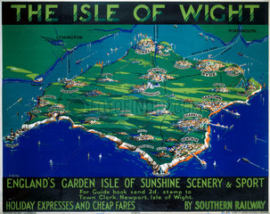 ‘The Isle of Wight’  SR poster  1930.