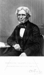 Michael Faraday   English physicist  c 1845.