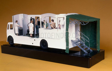 Mobile X-ray van  English  c 1955.