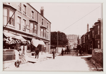 'Prestatyn  The Village Street'  c 1880.