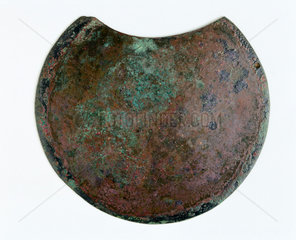 Bronze mirror with light patina  Roman  100 BC-100 AD.