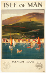 'Isle of Man - Pleasure Island'  poster  1923-1947.