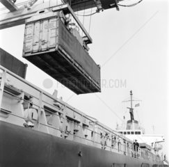 Containers at Parkeston Quay  1971.