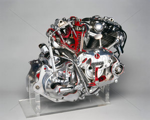 Vincent HRD motorcycle engine  1950.