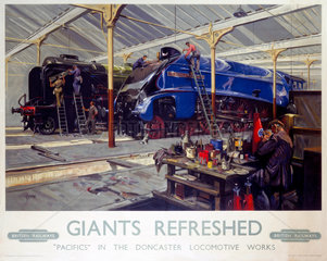 ‘Giants Refreshed’  BR poster  1947.