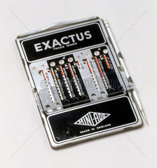 Exactus stylus-operated adding and subtracting device  1955-1965.