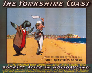 ‘The Yorkshire Coast’  GNR poster  1910.