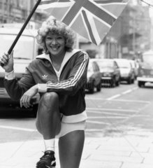 Shirley Strong  British athlete  May 1984.