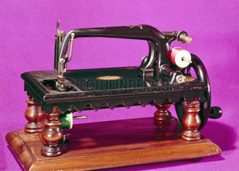 Grover and Baker two-thread chain-stitch sewing machine  1871.
