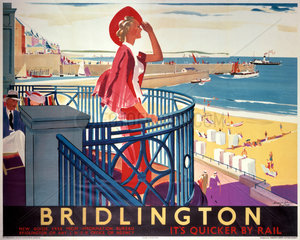 'Bridlington'  LNER poster  c 1930s.
