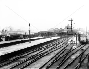 Norwich Thorpe Station  Norfolk  England  9 April 1914.