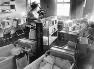 'Overcrowded Maternity Wards  September 1963’.