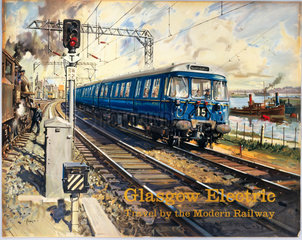 'Glasgow Electric'  BR (ScR) poster  c 1960s.