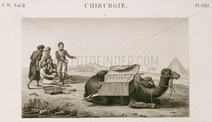 Dr Larrey’s camel ambulance  Egypt  c 1798.