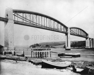 Royal Albert Bridge  Saltash  1899.