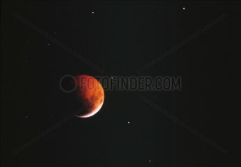 Lunar eclipse  9 December 1992.