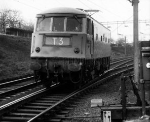 ‘Blue Line’ train  March 1961.