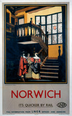 'Norwich’  LNER poster  1923-1947.