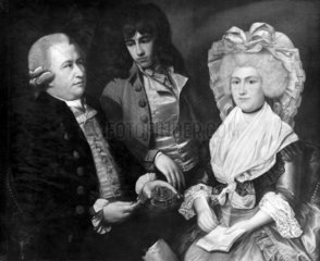 John Arnold  English horologist  with his family  c 1775.