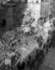 Bomb damage in Central London  1940.