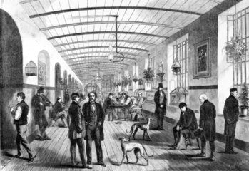 Royal Hospital of Bethlehem  Moorfields  London  1860.