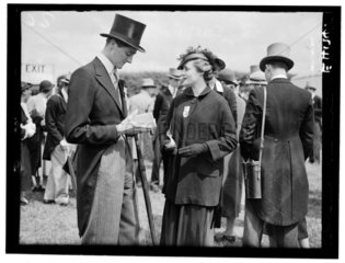 Racegoers at the Derby  1935.