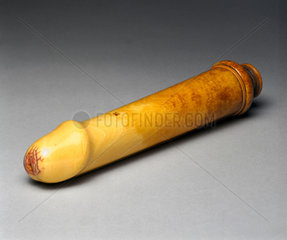 Ivory dildo  possibly French  c 18th century.