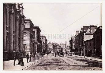 'Cardiff  the High Street'  c 1880.