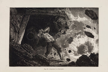 ‘Explosion in a Coal-mine’  1869.
