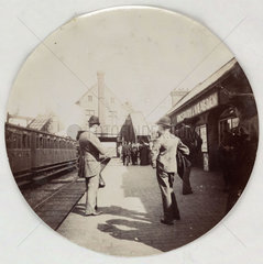 Kingsbury & Neasden Station  c 1890.