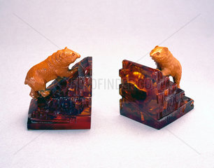 Pair of book-ends  c 1935.