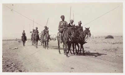 Troop of Indian lancers  c 1905