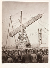 ‘Turning the Obelisk’  New York  c 1880-1881.