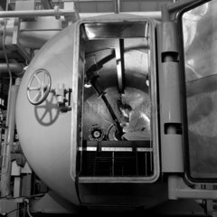 Inside high altitude test chamber  English Electric  Bradford  1956.