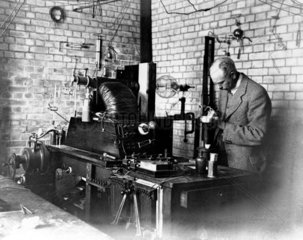Francis William Aston  English chemical physicist  c 1920s.