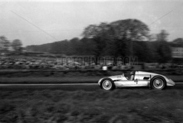 Tazio Nuvolari racing in the Donnington Gra