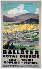 ‘Ballater - Royal Deeside’  LNER poster  1923-1947.