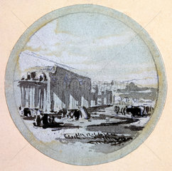 'Building'  London & Birmingham Railway  c 1838.