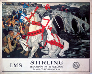 ‘Stirling’  LMS poster  1923-1947.