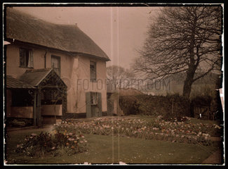 Autochrome of Green Cottage  Starcross  Devon  c 1913.