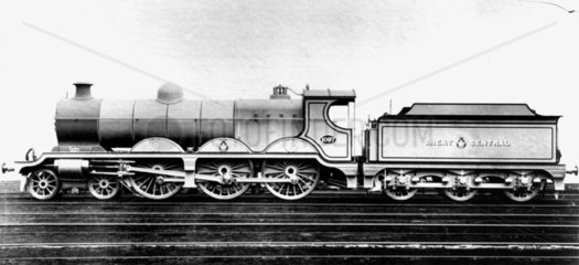 Immingham GCR 4-6-0 steam locomotive No 109